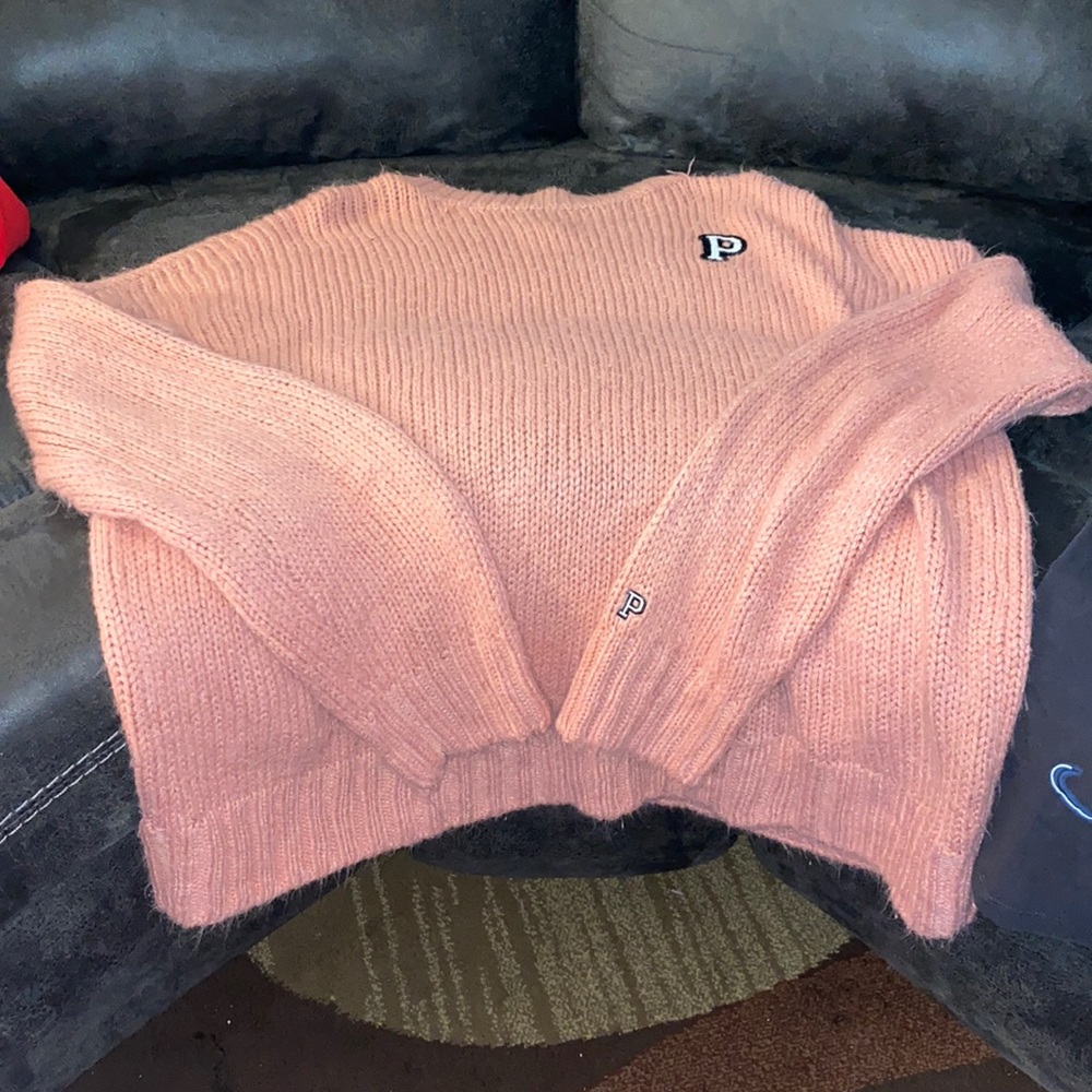 Over sized Pink Fall Sweater